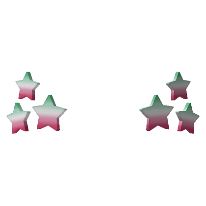 Pride star face stickers (Abro)