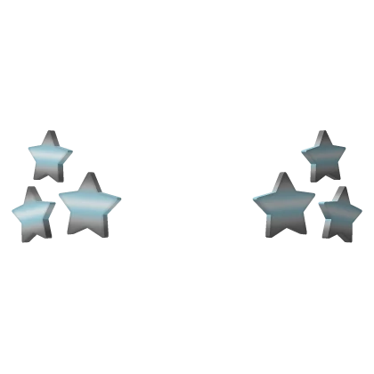 Pride star face stickers (Demiboy)