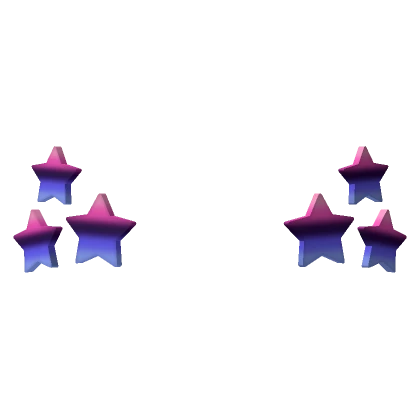 Pride star face stickers (Omni)