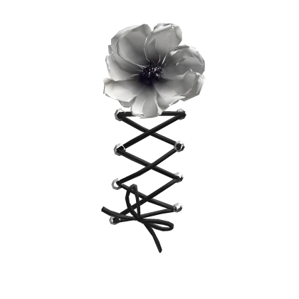 goth anemone 银莲花  † ♥  corset hair clip