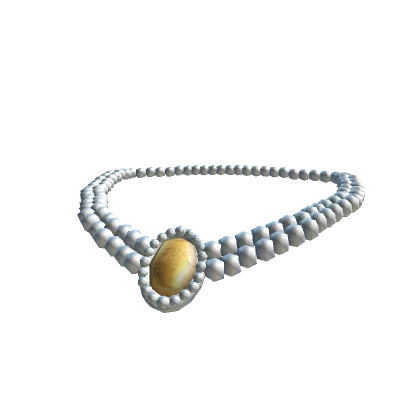 Gold Necklace W/ Pearls