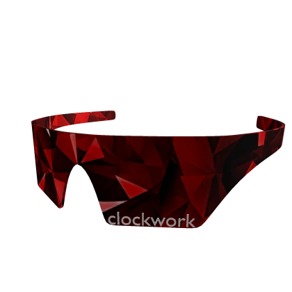 ☑️ Crimson Sparkle Time Clockwork Shades