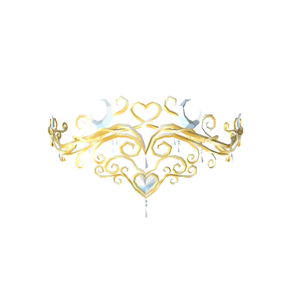 ♡ Golden Celestial Blue Fairy Tiara