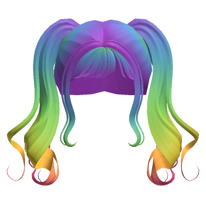 Rainbow Pigtails