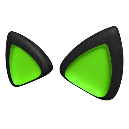 Black & Green Cat Ears