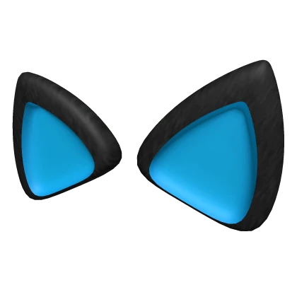 Black & Blue Cat Ears