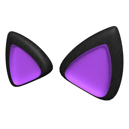 Black & Purple Cat Ears