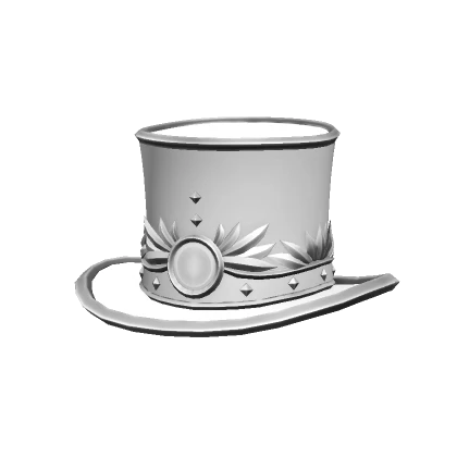 White Cryptic Top Hat