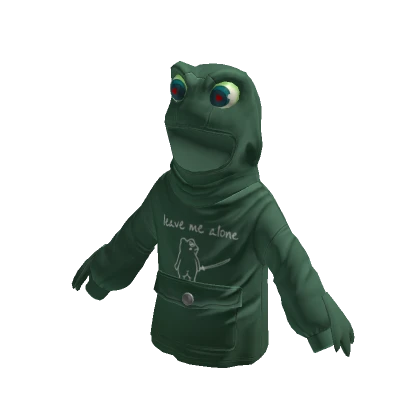 Green Frog Dress Up Hoodie 