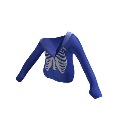 Rib Cage Jacket Blue