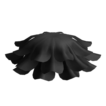 Fairy Flower Petals in Black