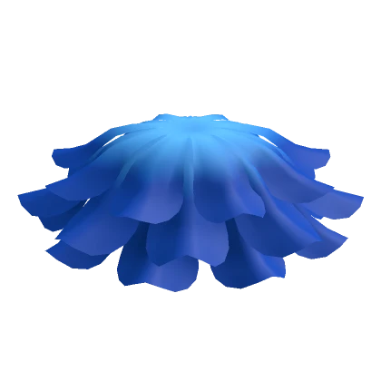 Fairy Flower Petals in Dark Blue