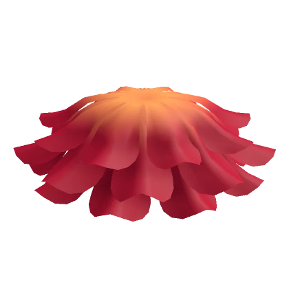 Fairy Flower Petals in Orange and Red