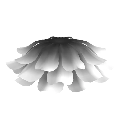 Fairy Flower Petals in Black and White