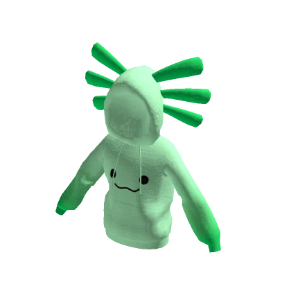 Axolotl Hoodie - Green