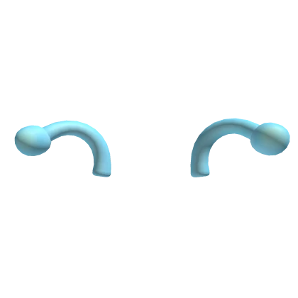 ♡ cute blue alien antenna! space bug decora