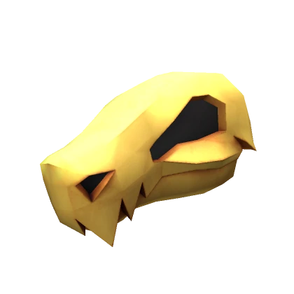 Gold Dragon Skull (w/ Jaw)