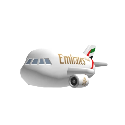 Emirates Mini A380 Airplane