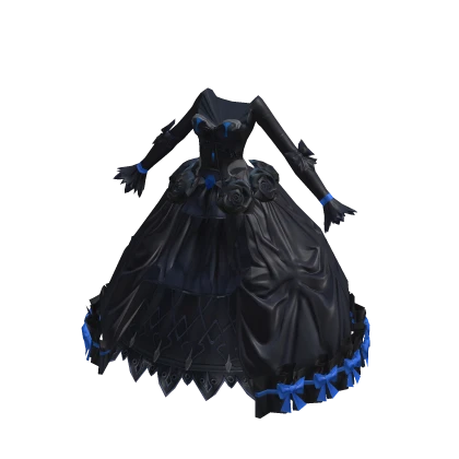 ✨Victorian Gothic Rose Bloom Ball Gown-Black