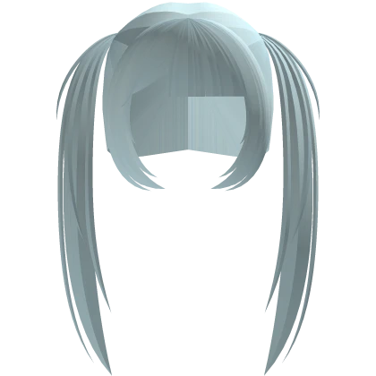 ^˵ᗜ ᆺ ᗜ˵^ light blue jirai 地雷系 twintails