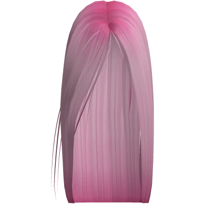 ☆ pastel pink k-pop side part straight hair