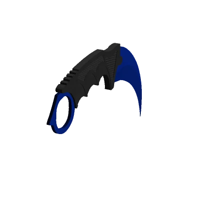 Holdable Blue Karambit