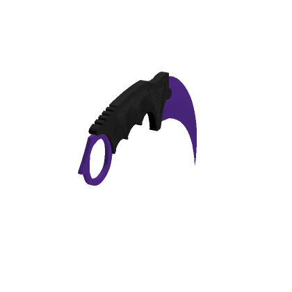 Holdable Purple Karambit