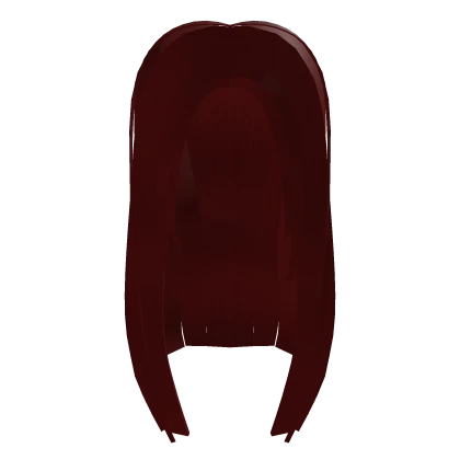 Red Long Straight Hair