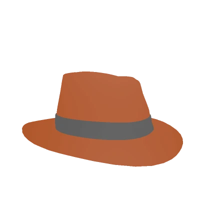 Brown Neon Fedora