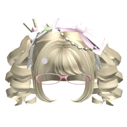 ♡ Sweet Twee Neapolitan Curly Pigtails (Milktea)