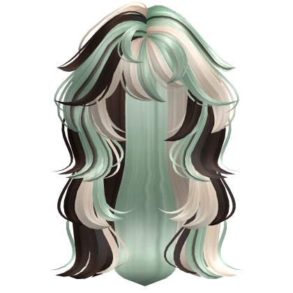 Fluffy Messy Framing Wolfcut (Mint Chocolate Chip)