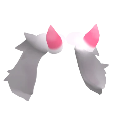 Goat ears with horns