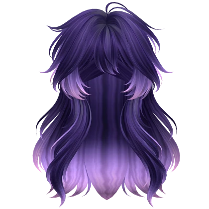 Lush Fluffy Wavy Anime Hairstyle (Galaxy)