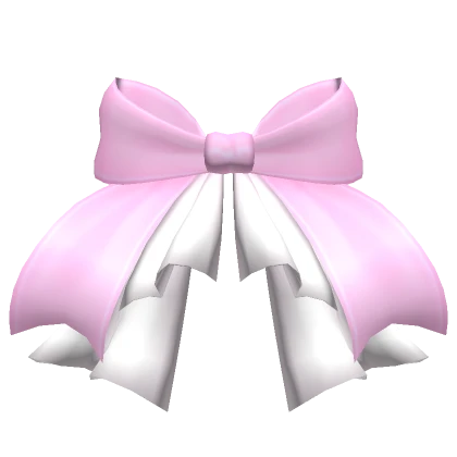 Pink Waist Bow with Ruffles