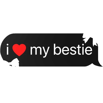 i heart my bestie text