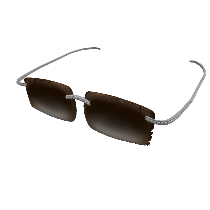 ICED OUT BROWN BLOXIER GLASSES