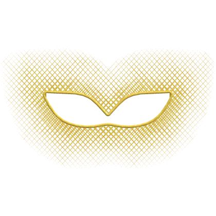 Netted Illusion Spectacles in Yellow