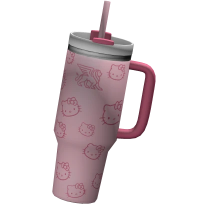 pink stanley y2k kitty cup