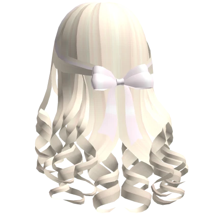 ♡ Blonde Sweet Heart Curly Valentines Hair