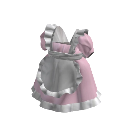 Puffy Doll Maid Dress- Pink