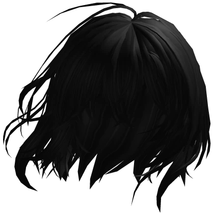 Black Flowy & Windy Short Hair Bob