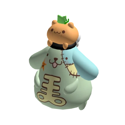 ꒰🦴: Cute zombie Pompompurin plush︒⚬