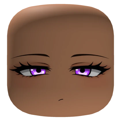 Bored Witch Face with Purple Glowing Eyes - Nougat
