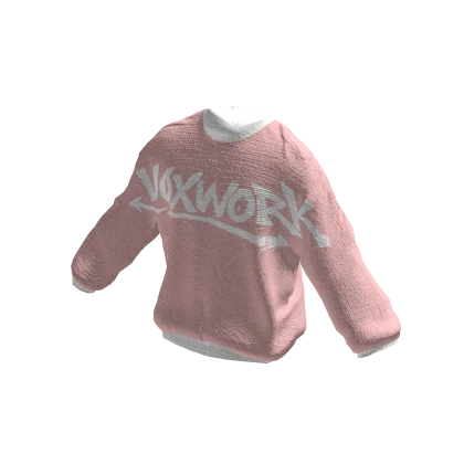 VOXWORK Pink Oversized Sweater