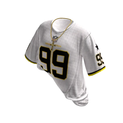 Varsity Jersey W/ Y2K Jesus piece (White)
