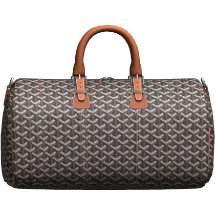 Goyard Black Tan Boston 50 Duffle Bag