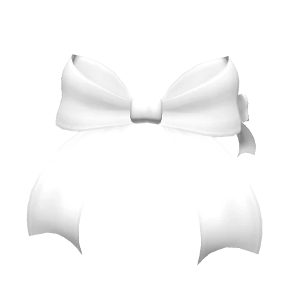 White Pollyanna Side Bows