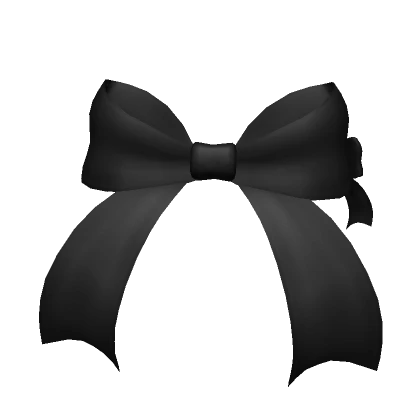 Black Pollyanna Side Bows