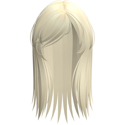 Light Yellow Messy Emo Spikey Punk Scene Hair