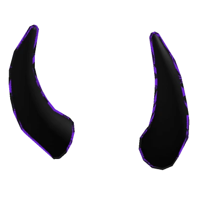 Purple Glitch Horns